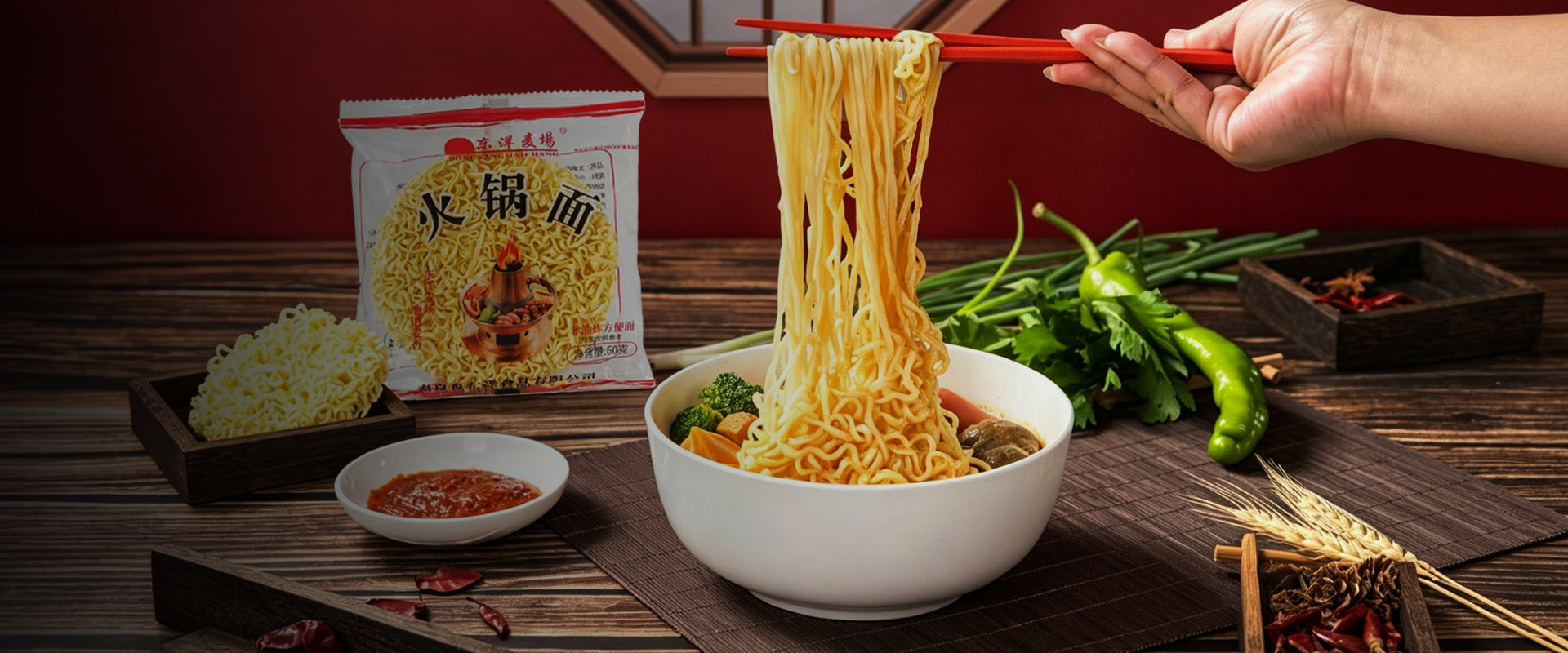 Nhà máy mì ăn liền Trung Quốc